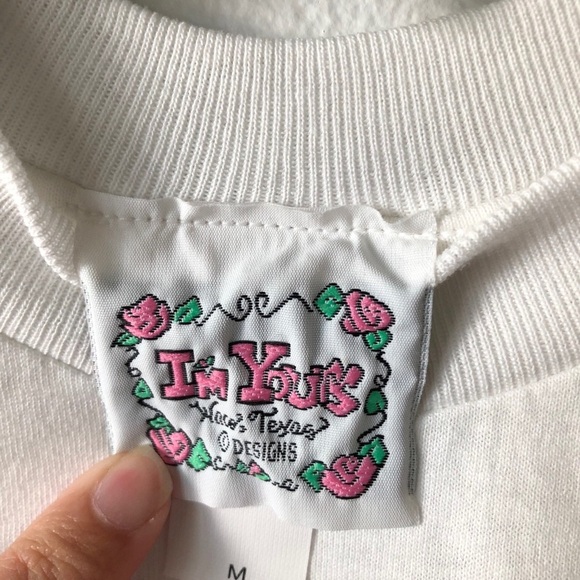 Y2K Painted Tee by I'm Yours Bear Motif - Picture 3 of 4